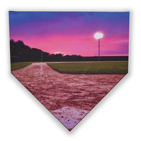 Sunset From Home Plate Canvas Print